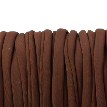 Sznurek lycra brązowy 5mm