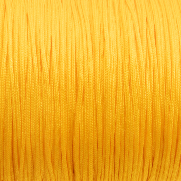 Sznurek do makramy żółty 0,7mm
