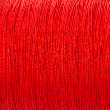 Sznurek do makramy czerwony 0,7mm