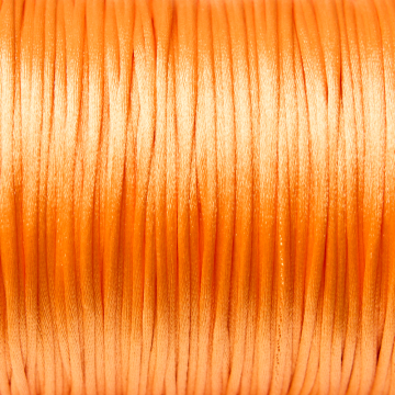 Sznurek gorsetowy pomarańczowy 1mm