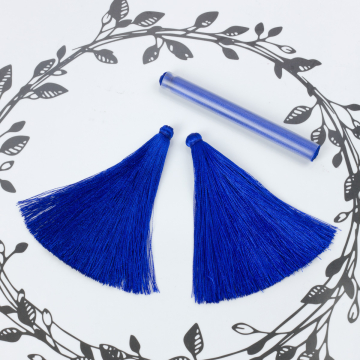 Chwost z wiskozy granatowy 10cm Chwost z wiskozy granatowy 10cm