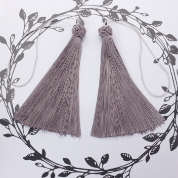 Chwosty z czapeczką ozdobną stalowy 15cm