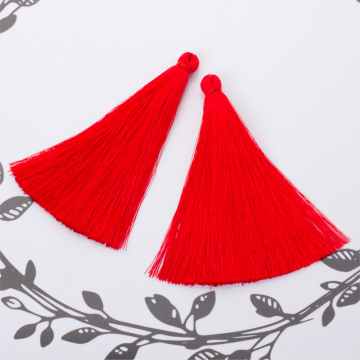 Chwost z wiskozy czerwony 10cm Chwost z wiskozy czerwony 10cm