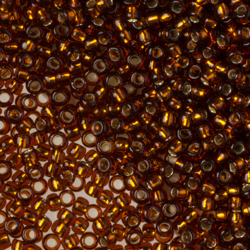 Koraliki TOHO Round 8/0 Silver-Lined Smoky Topaz