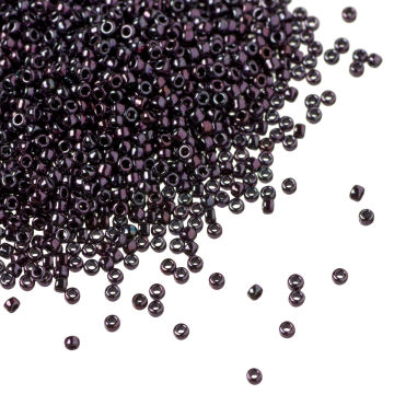 Koraliki TOHO Round 15/0 Metallic - Amethyst Gun Metal