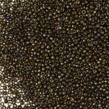 Koraliki TOHO Round 15/0 Metallic Iris Brown