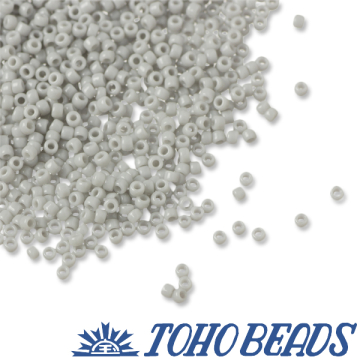Koraliki TOHO Round 15/0 Opaque Gray