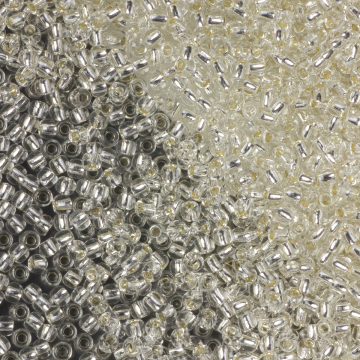 Koraliki TOHO Round 11/0 Silver-Lined Crystal