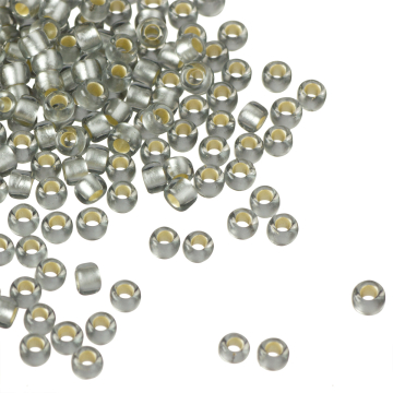 Koraliki TOHO Round 8/0 Silver-Lined Frosted Black Diamond