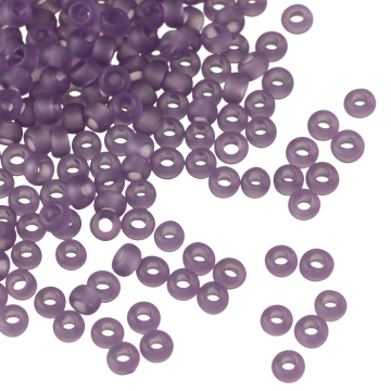 Koraliki TOHO Round 8/0 Transparent-Frosted Sugar Plum