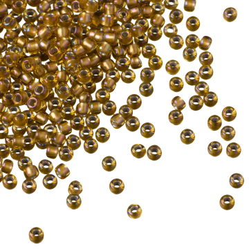 Koraliki TOHO Round 11/0 Gold-Lined Rainbow Topaz