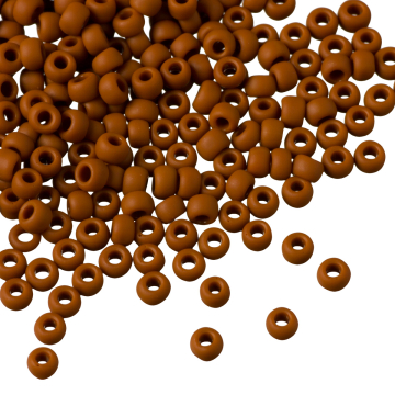 Koraliki TOHO Round 8/0 Opaque-Frosted Terra Cotta