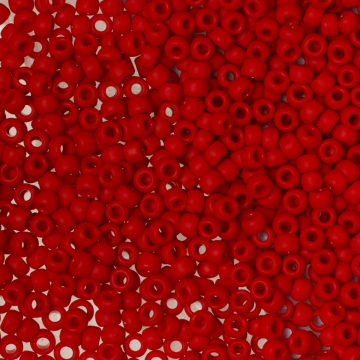 Koraliki TOHO Round 8/0 Opaque-Frosted Cherry