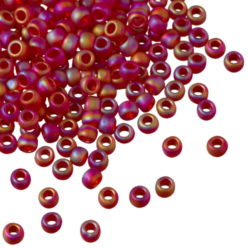 Koraliki TOHO Round 8/0 Trans-Rainbow-Frosted Ruby