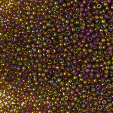 Koraliki TOHO Round 11/0 Gold-Lustered Dark Topaz