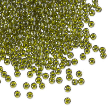 Koraliki TOHO Round 11/0 Gold-Lustered Green Tea