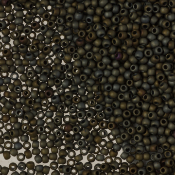 Koraliki TOHO Round Frosted Metallic Iris Brown 11/0