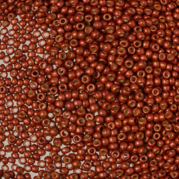 Koraliki TOHO Round Permanent Finish - Matte Galvanized Brick Red 11/0