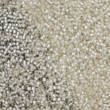 Koraliki TOHO Round Silver-Lined Frosted Crystal 15/0