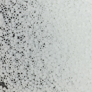 Koraliki TOHO Round Opaque-Frosted White 15/0