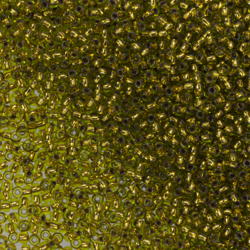 Koraliki TOHO Round 11/0 Copper-Lined Lime Green