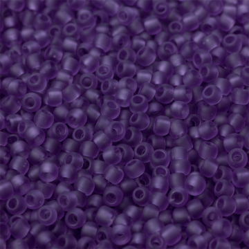 Koraliki TOHO Round 11/0 Transparent-Frosted Sugar Plum