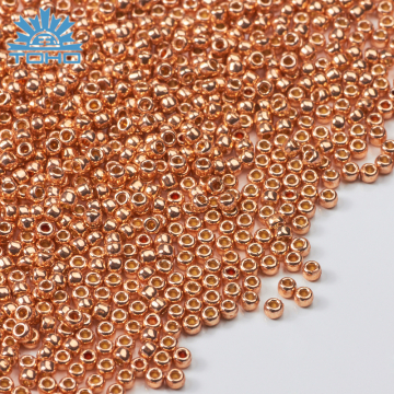 Koraliki TOHO Round 11/0 Permanent Finish Galvanized Rose Gold