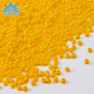 Koraliki TOHO Round 11/0 Opaque Sunshine