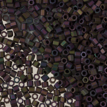 Koraliki TOHO Hex 8/0 Frosted Metallic Iris Purple