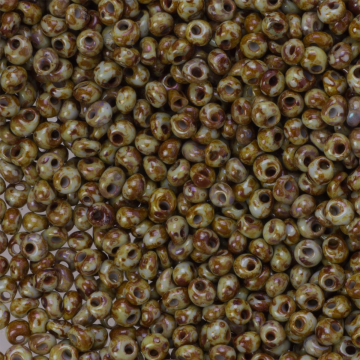 Koraliki TOHO Magatama 3mm HYBRID Opaque Gray - Picasso