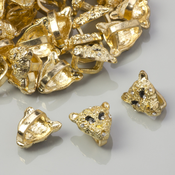 Przekładka tygrys z kryształkami 17mm