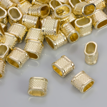 Przekładka w kropeczki do rzemieni 14.5x12mm