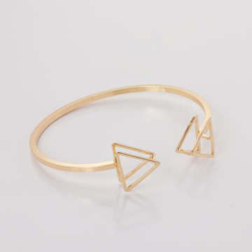 Bransoletka z mosiądzu trójkąty 16-21cm