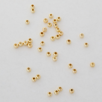 Kulki z mosiądzu w kolorze złotym 3mm