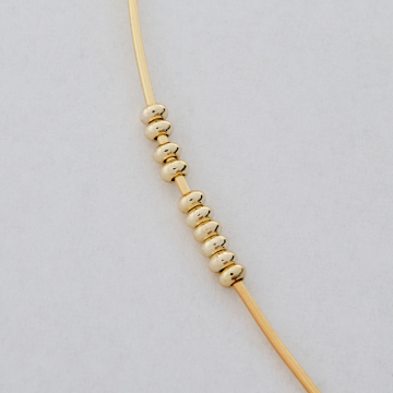 Przekładka oponka z mosiądzu w kolorze złotym 3mm