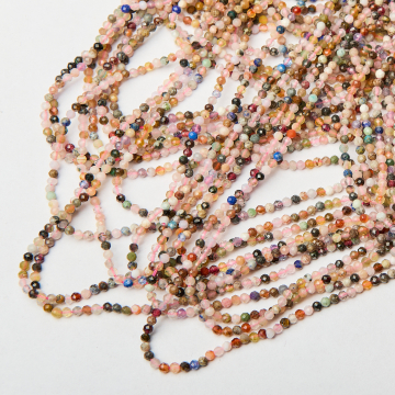 Mix kamieni kulka fasetowana 2,5mm
