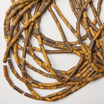 Tygrysie oko słupek gładki matowy 4,5x13,5mm