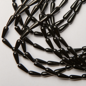 Onyks łezka gładka 6,5x16mm