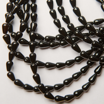 Onyks łezka gładka 8x12mm