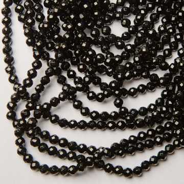 Onyks kulka grubo fasetowana 6mm