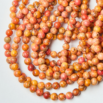 Jaspis cesarski kulka gładka 10mm Jaspis cesarski kulka gładka 10mm