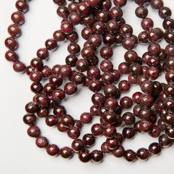 Granat kulka gładka 11mm