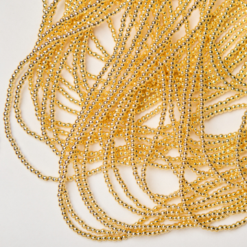 Hematyt kulka gładka light gold 2,5mm