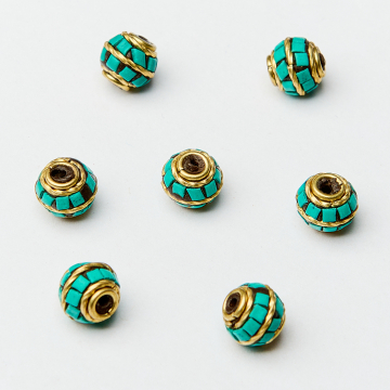 Koraliki antyczne kulka 9,5mm
