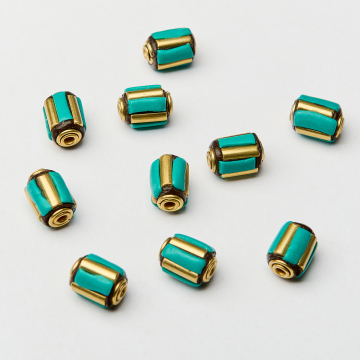 Koraliki antyczne walec 13x10mm