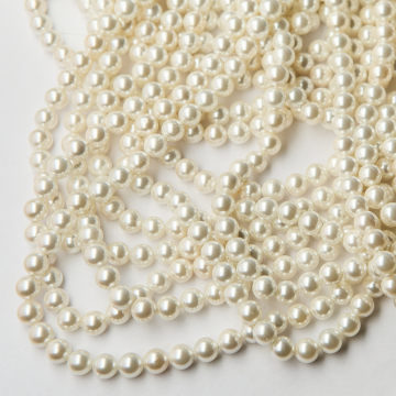 Perły seashell kulka gładka 8,5mm Perły seashell kulka gładka 8,5mm