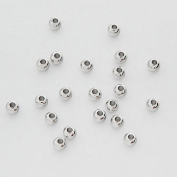 Kulki z mosiądzu posrebrzane 3mm