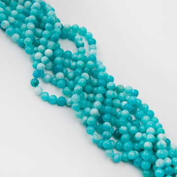 Amazonit kulki gładkie 8mm