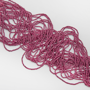 Rubin kulki fasetowane 2mm Rubin kulki fasetowane 2mm