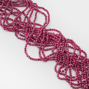 Rubin kulki fasetowane 3,5mm Rubin kulki fasetowane 3,5mm